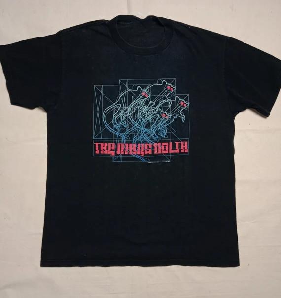 

2003 The Mars Volta band Short Sleeve Black All Size Shirt Unisex T-Shirt XXXL