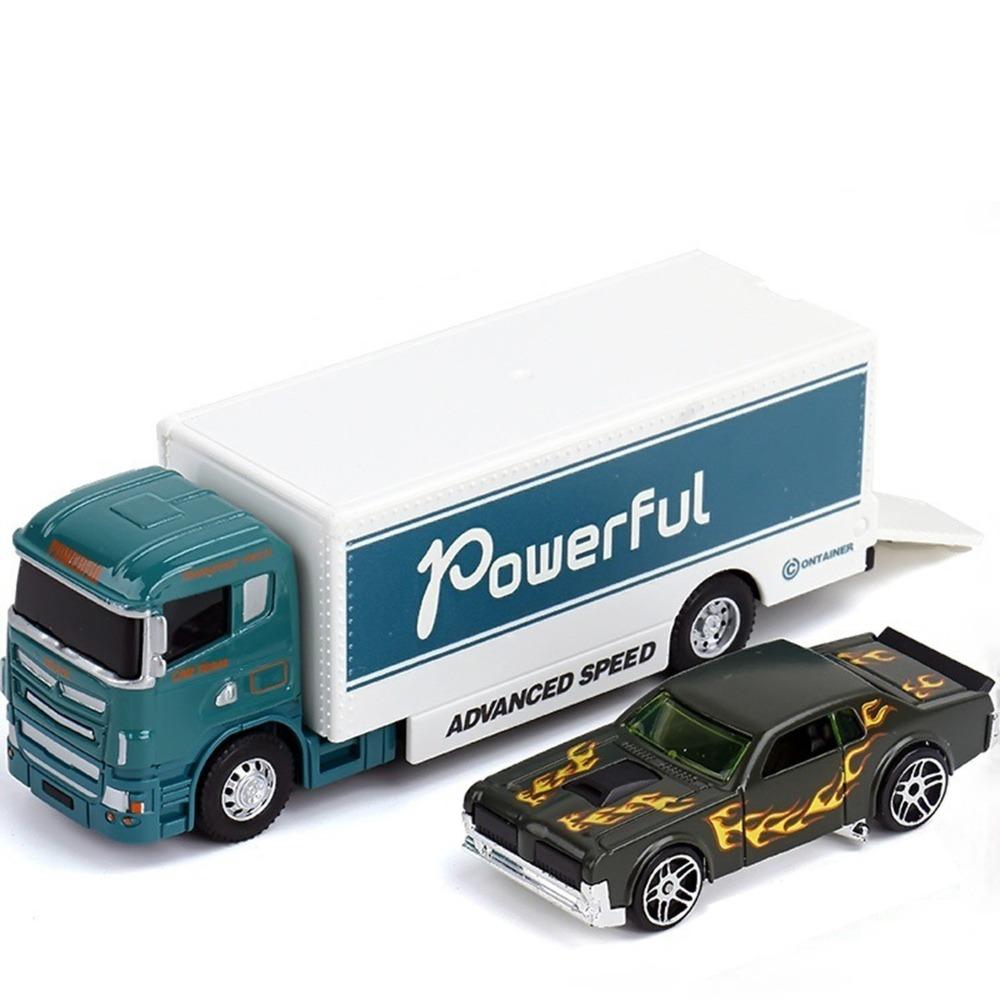 

Подвижный шарнир Цинковый цинковый сплав Модель прицепа Масштаб 1:64 Городской спасательный прицеп Игрушка Детская игрушка Style 12