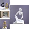 Abstract Thinking Person Resin Sculpture Delicate Home Decoration Gift