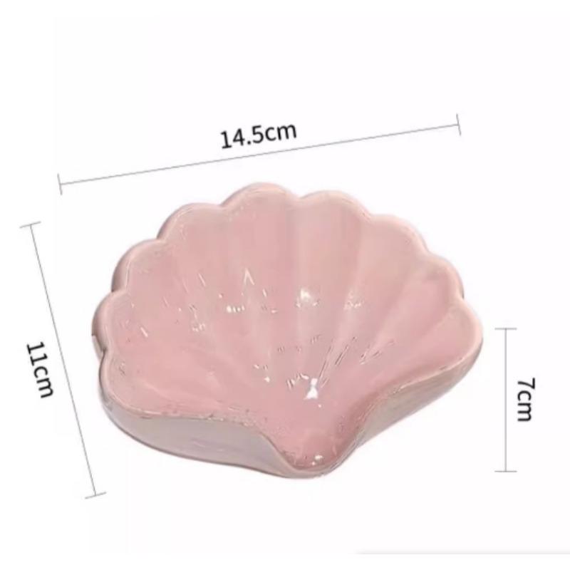 Creative Modern Shell Soap Box Soap Box Simple Soap Dish Holder for Household Use Toilet and Restroom Drainage Storage