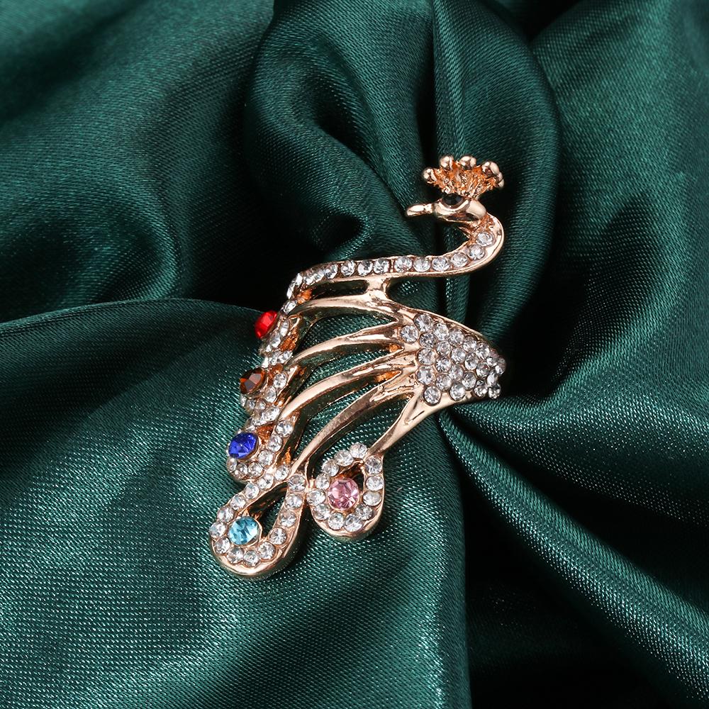Accessories Knitting Tools Knitting Loop Crochet Peacock Shape Ring Sewing Accessories Yarn Guides