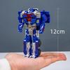 One-Step Transforming Car Toy: Children's Educational Robot Action Figure - Optimus Prime & Bumblebee Gift
