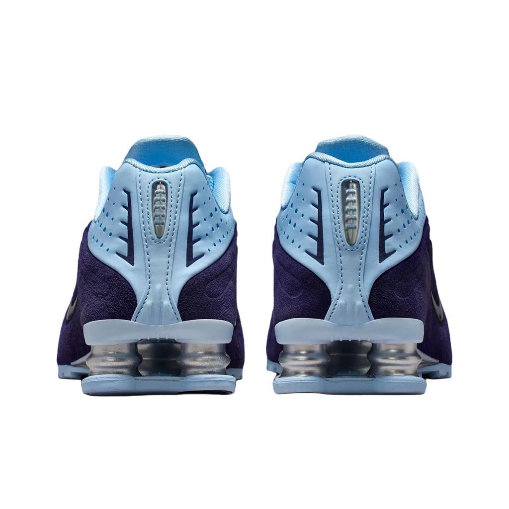 Nike Shox R4 Fashion Comfortable Breathable Running Shoes Women Sneakers Blue HQ7739-500