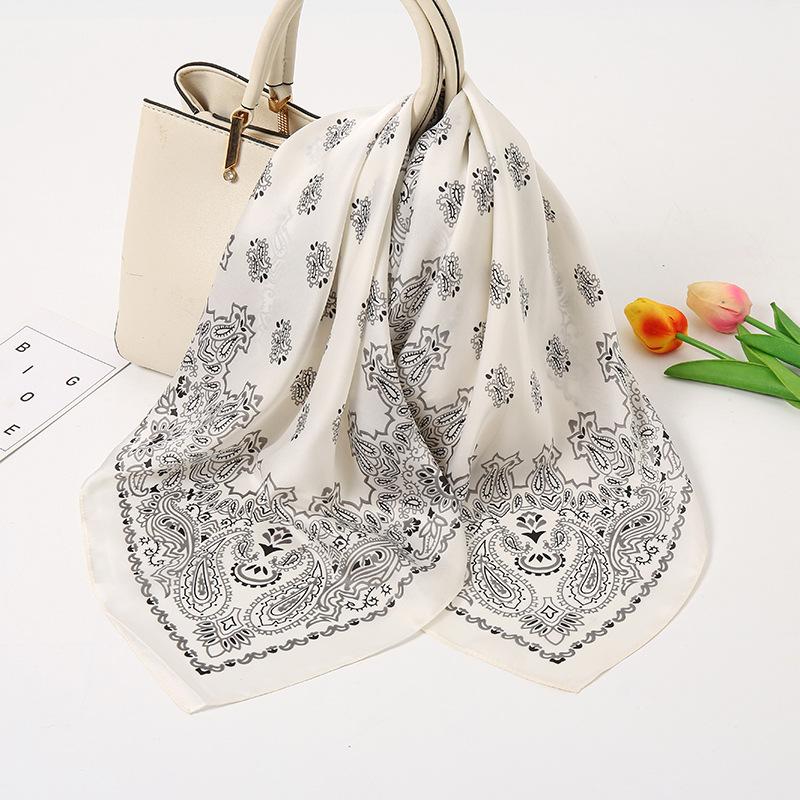 70Cm Fashion Cotton Hip Hop Head Scarf Paisley Square Scarves Headwear Bandanna Hair Band Neck Wrist Wrap Band Accessories