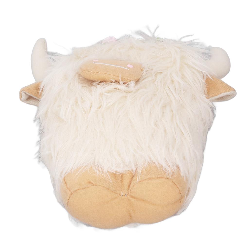 Highland Cow Plush Doll Simulation Soft Stuffed Faceless Cattle Toy for Home Decoration