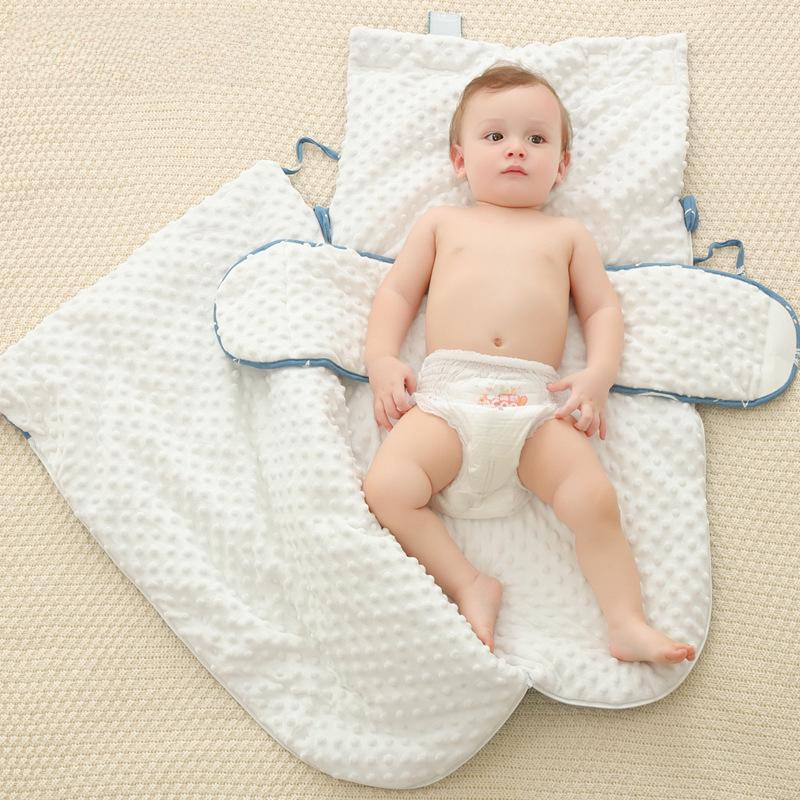 Sac de dormit din bumbac de iarnă Inxiuli Baby - Pătură anti-străsură și anti-lovitură