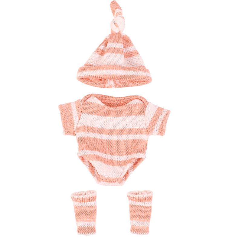 Puppenkleidung für 7,87 Zoll Babypuppen Kleidung Spielzeugpuppen Zubehör Geeignet für 20cm Puppe Strampler Pullover Puppenkleidung Zubehör