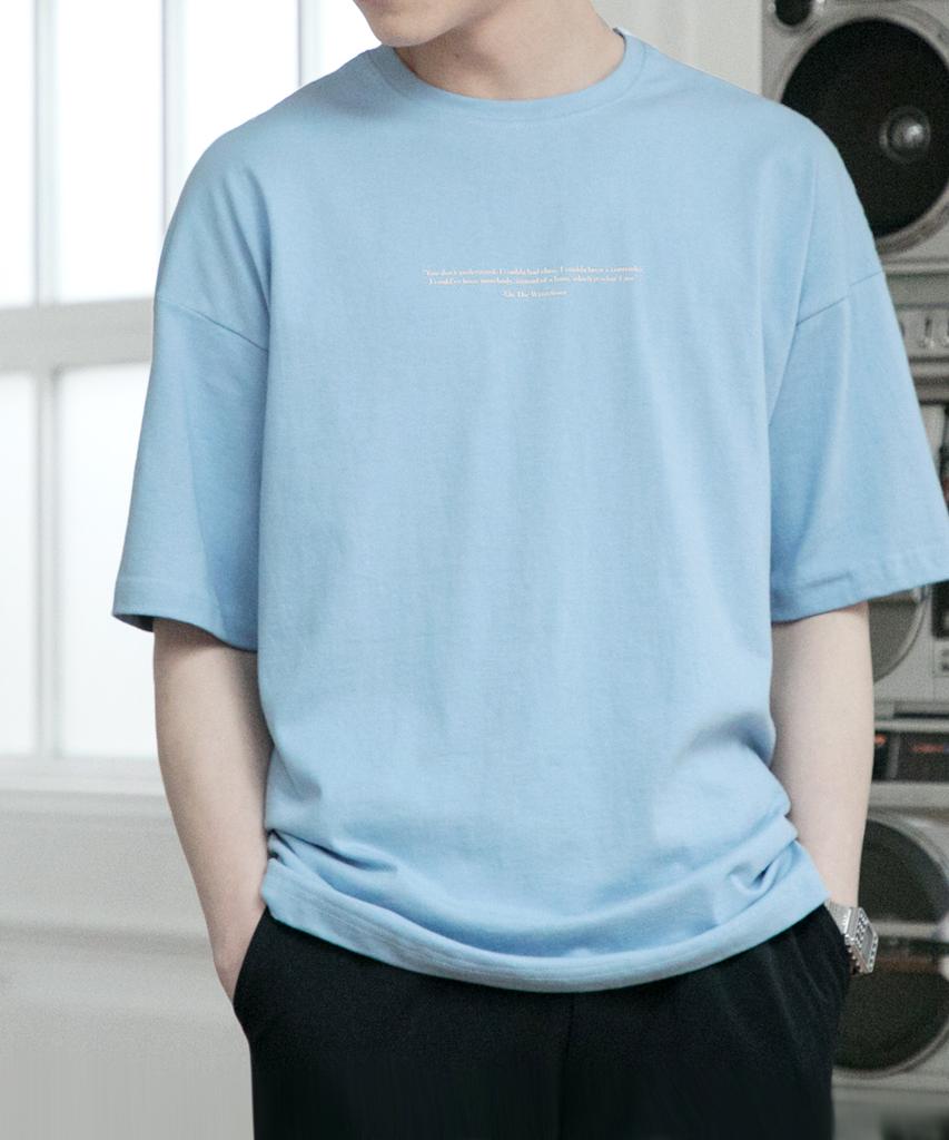 THE ROYAL 'WE Waterfront T-Shirts Sky Blue