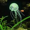 Umweltfreundliche Fischtank-Dekoration Aquarium Künstliche Quallen, Weiches Silikon Fluoreszierend Realistisch Schwebende Dekoration Kein Ausbleichen Quallen
