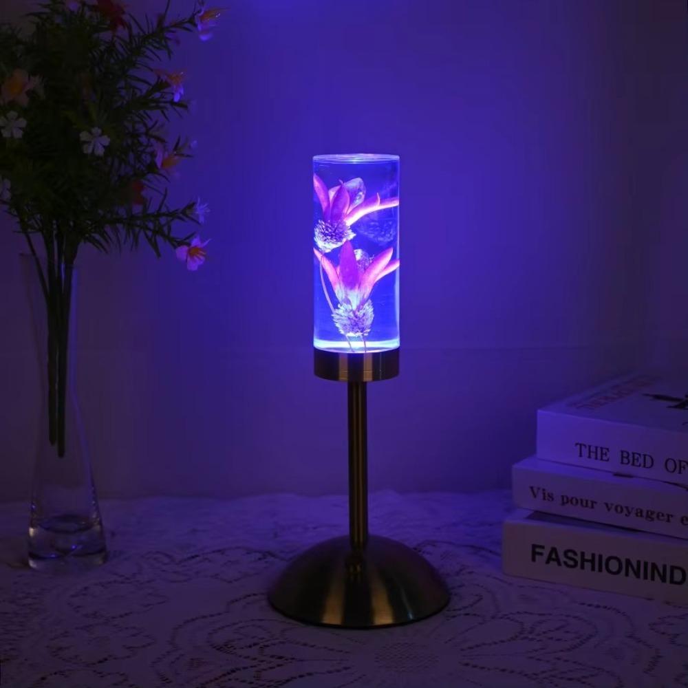 Standing Dimming Night Light Immortal Flower Atmosphere Lamp New Bedside Lamp  Ornament
