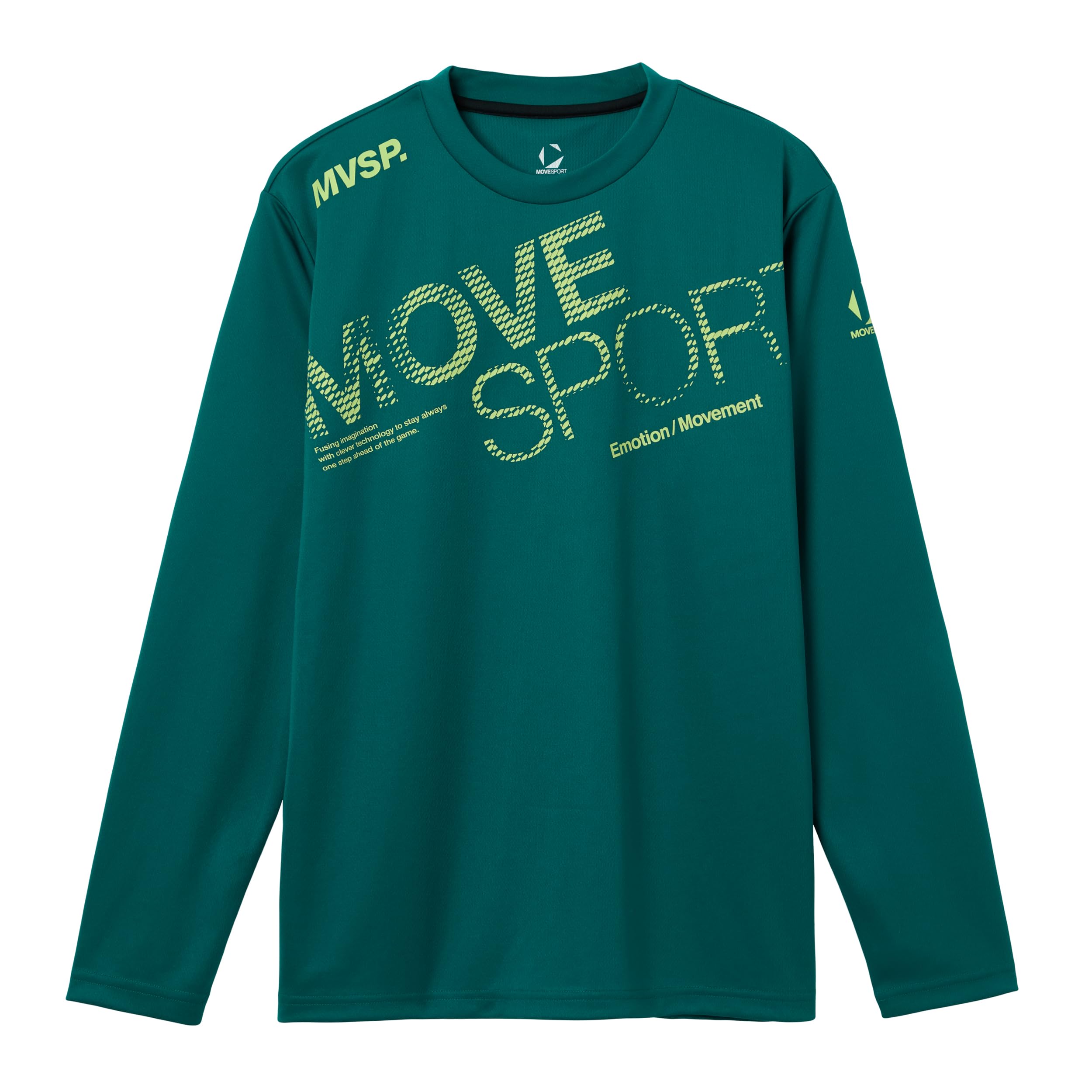 

Move Sports Descente Dry Mesh Рубашка с длинным рукавом с большим логотипом для GR00, Влагоотводящая, Быстросохнущая, Тренировки, Бег, Ходьба, Мужская, (ST5FLT00M)