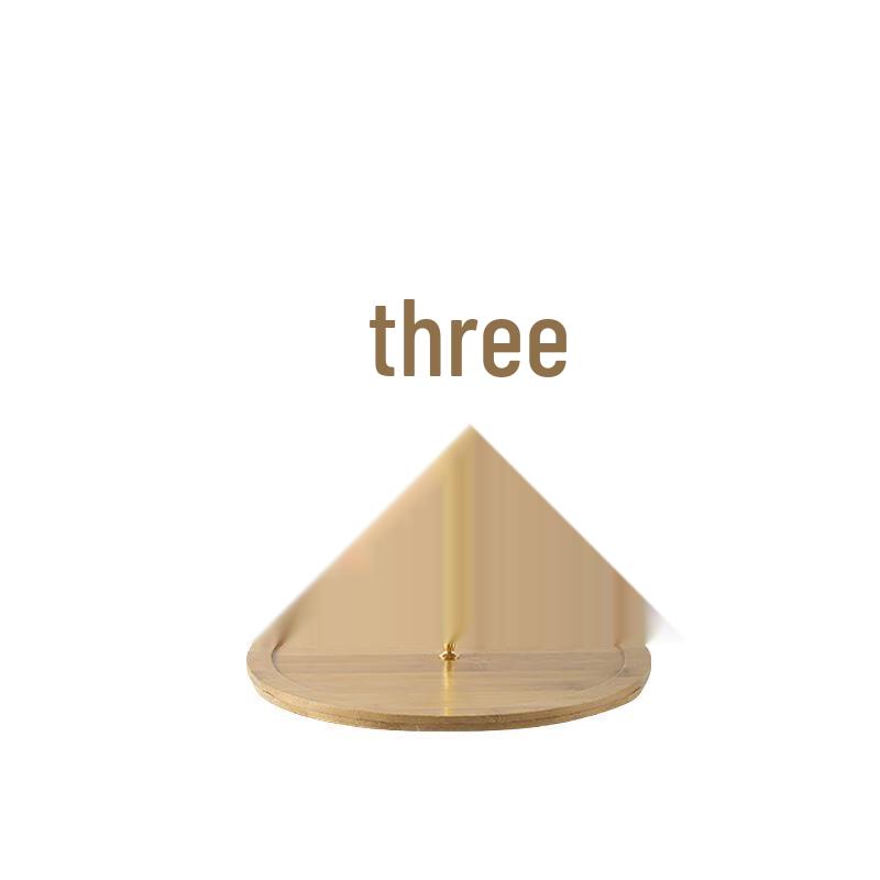 Bamboo Wood Tiered Serving Tray Set