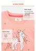 New Arrival: Girls' Autumn Hoodie with Cute Unicorn Cartoon Embroidery - European & American Style