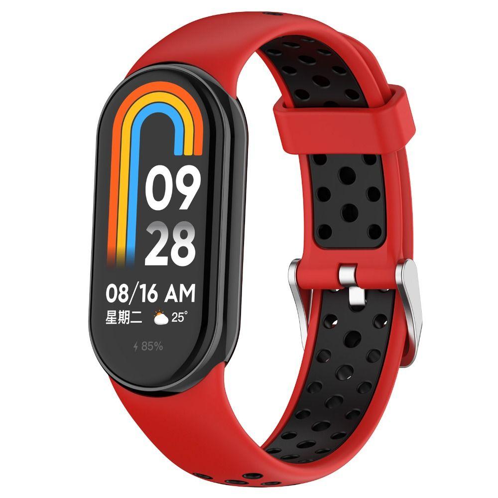 Accessories Breathable Two-Color Replacement Silicone Strap Bracelet