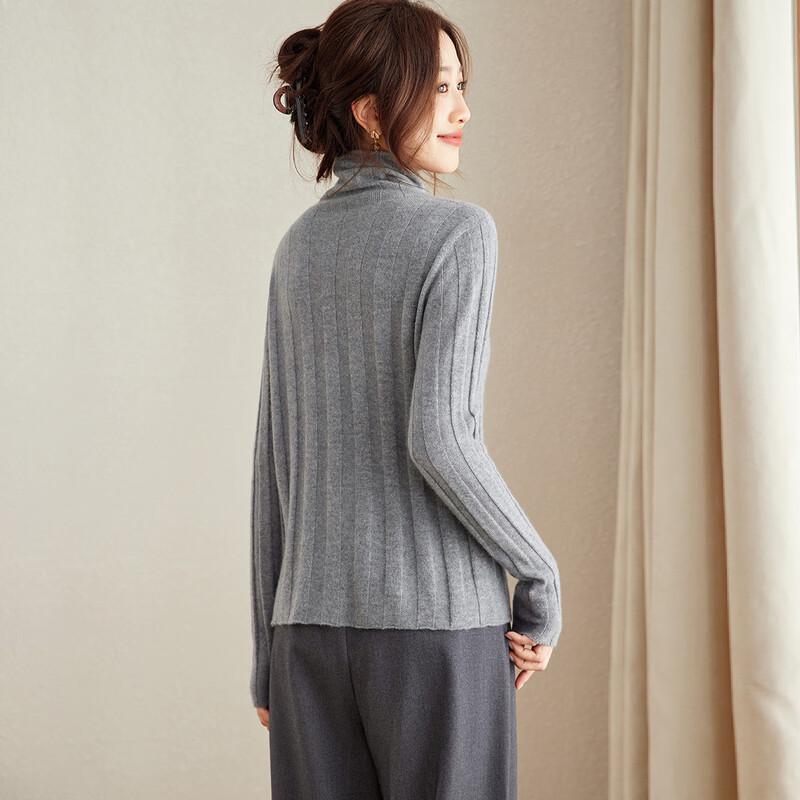 Srcr Women's Cashmere Blend Turtleneck Sweater