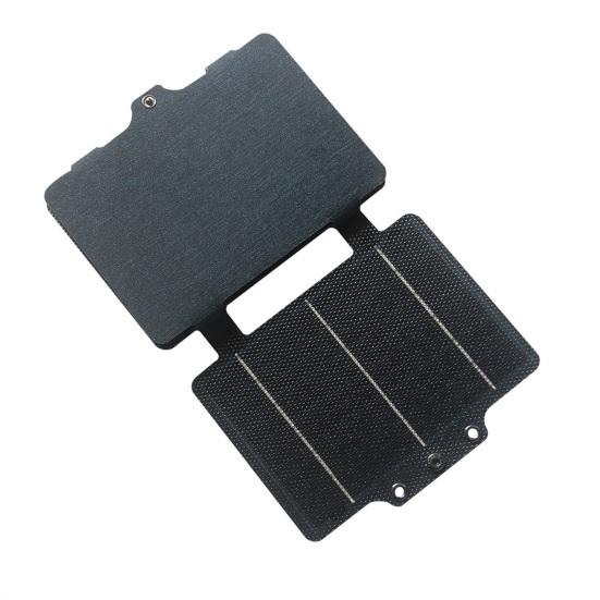 14W Solar Panel Portable Phone Charger IPX6 Waterproof Foldable Design Type-C/USB Single Crystal Silicon Solar Panel Charger