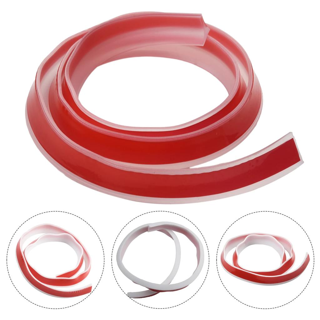 30-100cm Silicone Water Stopper Retaining Strip Seal Strip Shower Dam Flood Barrier Dry/Wet Separation Bathroom Accessories