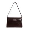 Autumn and winter retro Maillard fashion small bag women's new crossbody small square bag single shoulder armpit bag