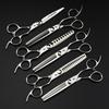 6.0 Inch Green Gem Model, Hair Scissors, Haircut, Flat Scissors, Bangs, Tooth Scissors, Antlers, Fish Bone, Non-Marking Tooth Scissors.