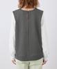 ROPE PICNIC Woven Fabric Combination Gray Women's Pullover, (07)