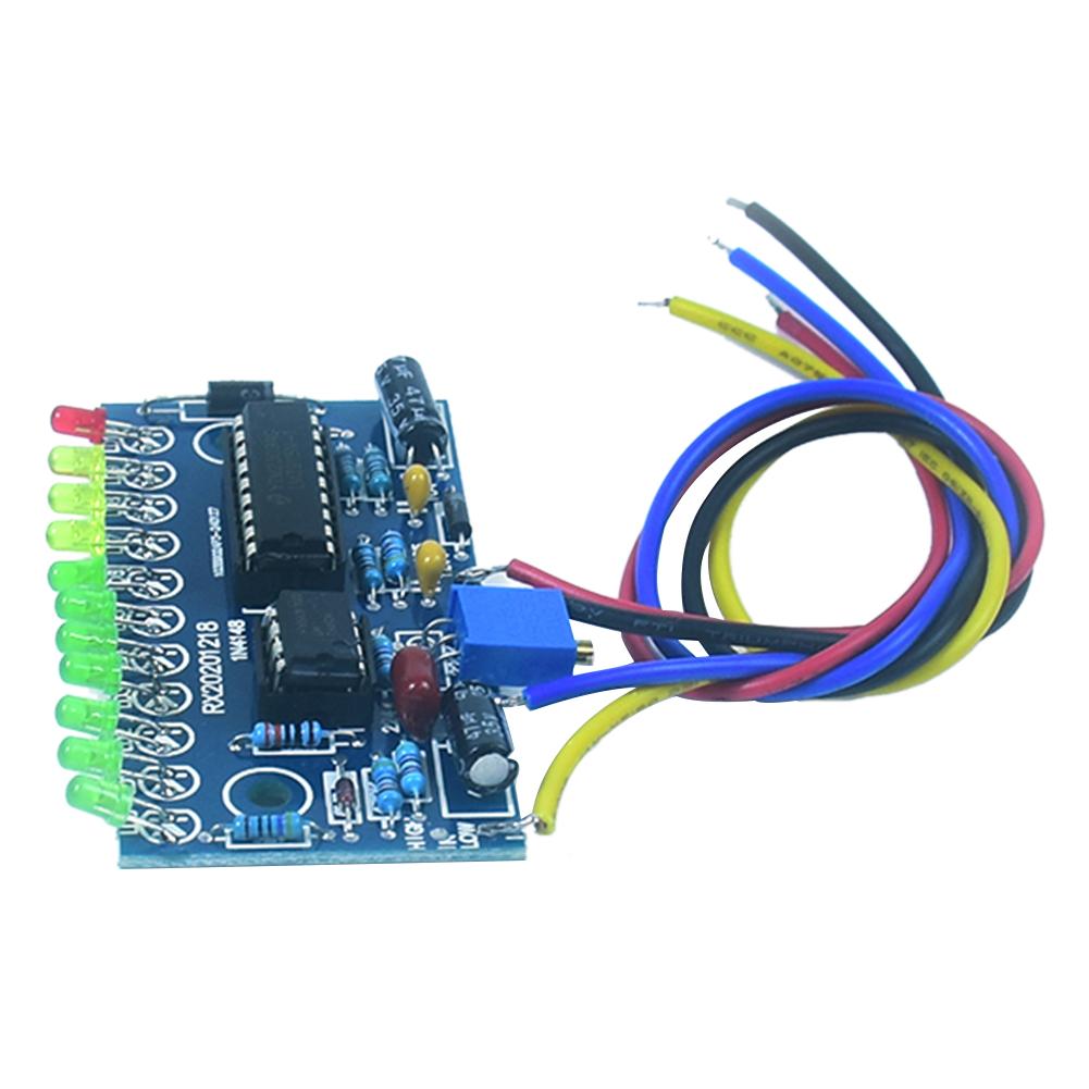 LM3915 10 LED Audio Level Indicator DIY VU Meter Preamp Power Amplifier Sound Audio Spectrum Analyzer