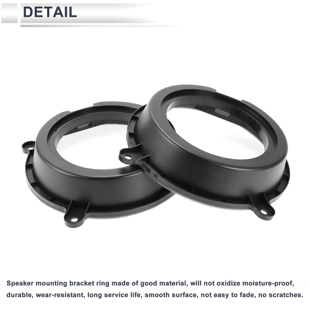RATCHROLL Speaker Spacer Rings for Mazda Tweeter Speaker Spacer Waterproof Speaker Subwoofer Mount Spacer Bracket ABS (2 Sets) - Adapter, Ring,