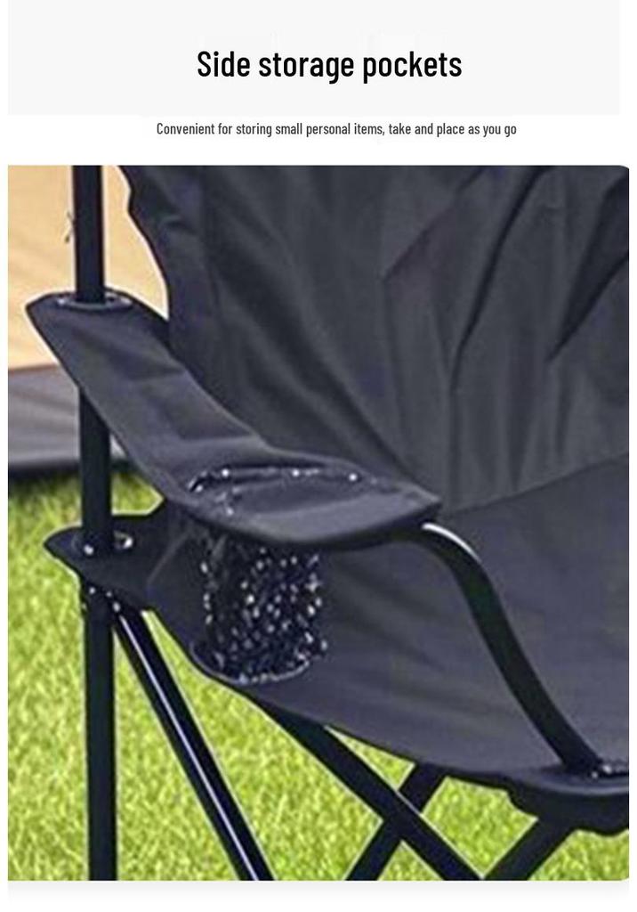 Fauteuil de camping pliant portable d'extérieur