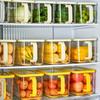Plastic Refrigerator Storage Box Sealed Fruit Vegetable Crisper  for Home