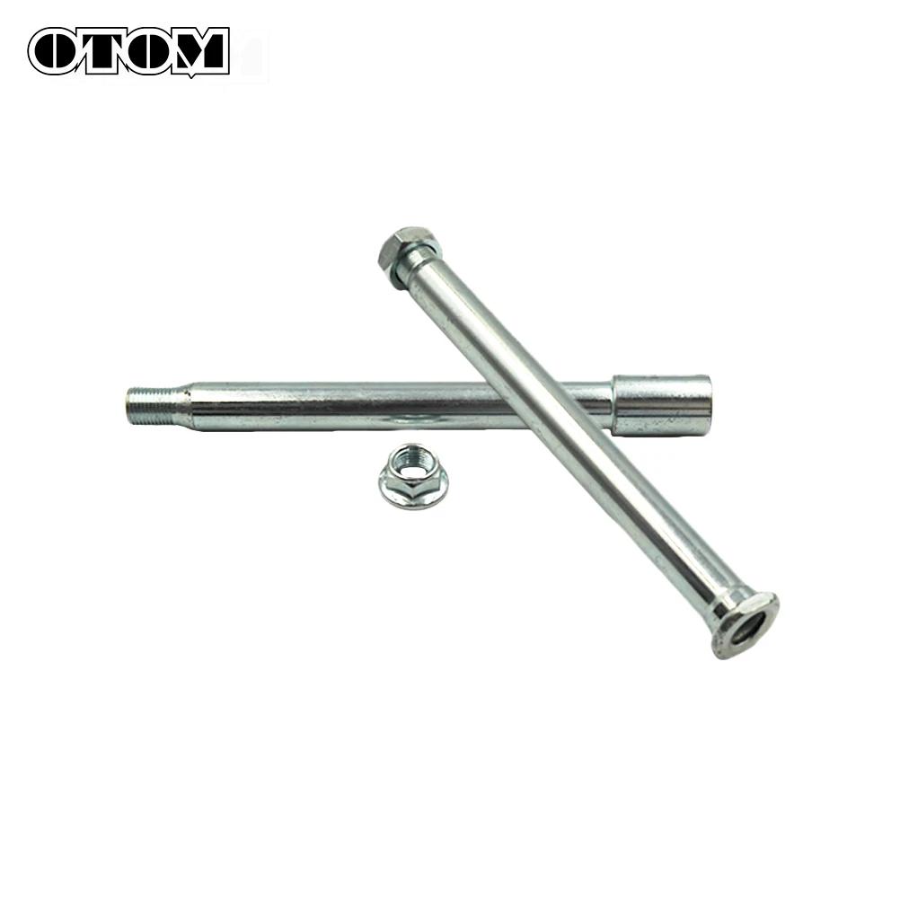 OTOM Motorrad Zubehör Vorderachse Hinterachse Radnabe Achse Mit Mutter Satz Für HONDA CRF250R CRF250X CRF450R CRF450X 2002-2019