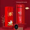 80th Birthday Gift Set: Insulated Water Cup and Practical Souvenir Box for Celebratory Banquet