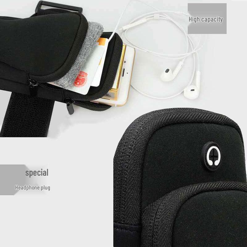 Mobile Phone Sports Armband: Fitness Arm & Wrist Sleeve for Outdoor Running