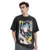 Lum Urusei Yatsura Washed T Shirts Streetwear Hip Hop Vintage T-Shirt  Tees Tops Men Women Cotton Harajuku Graphic