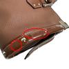 LOUIS VUITTON Suhari Epanui PM Handbag Sheep leather Brown Women M91884 Used
