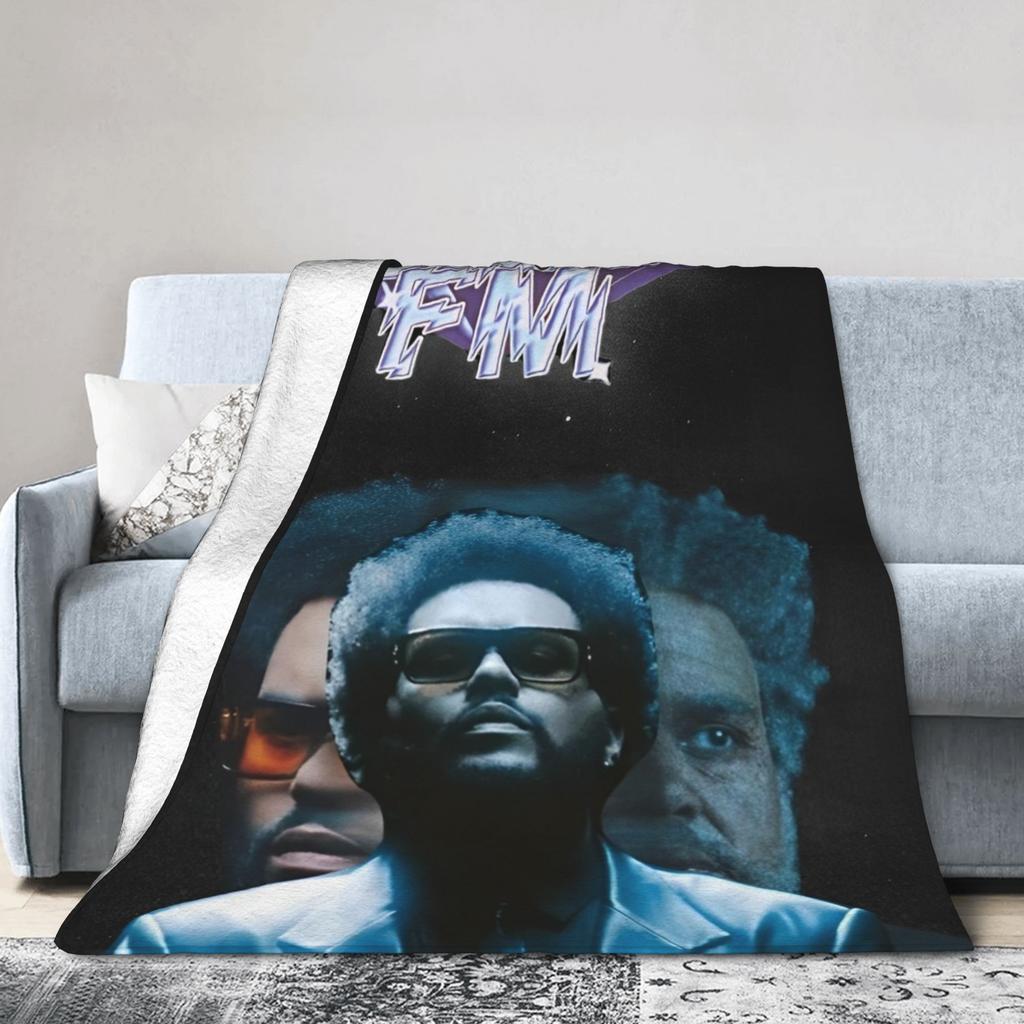 The Weeknd Pop Singer Blanket Velvet Summer  Portable Super Soft Throw Blanket for Bedding Couch Bedding Throws