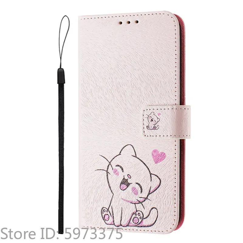 Luxury Flip Leather Case For Motorola Edge 70 Flip Cover On For Moto G67 G57 G06 Power 4G 5G Coque Wallet Bags Flower Cases Etui