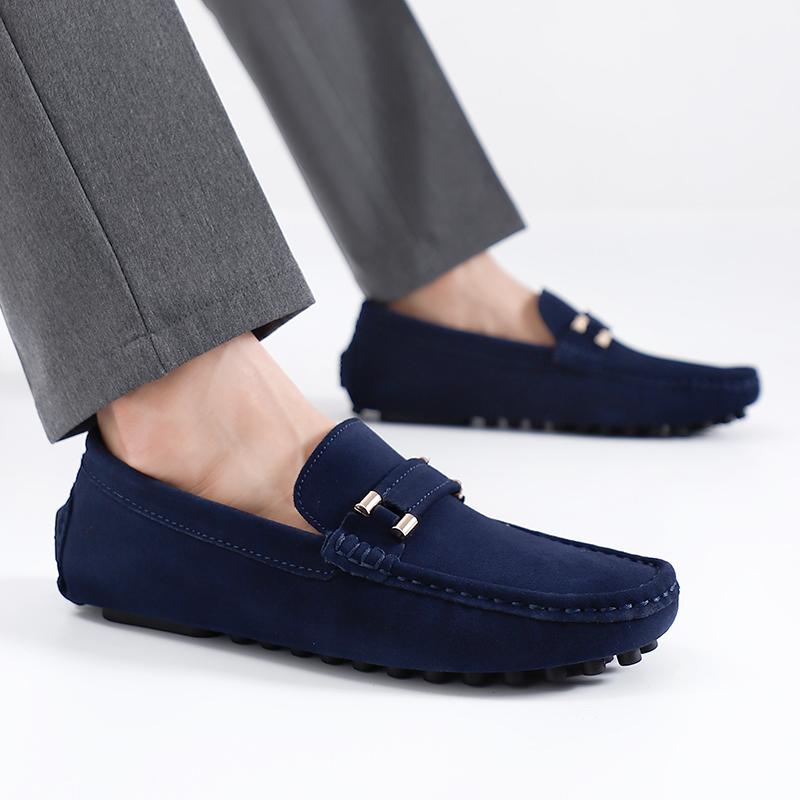 Fashion Shoes Men Casual Shoes Fashion Men Shoes Big size fuzzy Men Loafers Moccasins Slip on Men Flats Male Driving Shoes Bean Boots