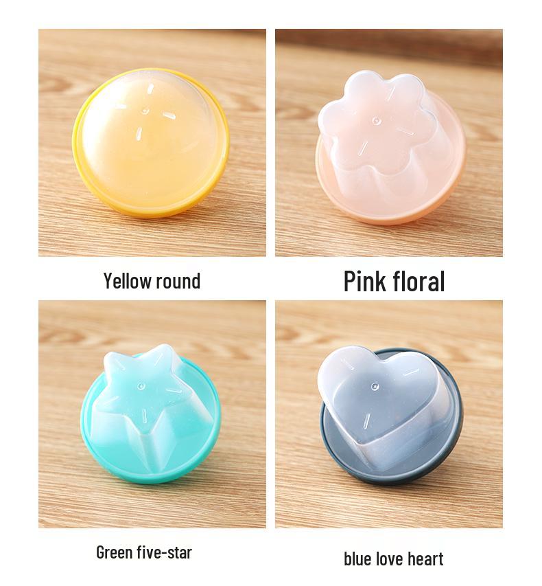 Foremka do gotowania na parze w kształcie serca: Jakość spożywcza, Odporny na ciepło, Nadaje się do użycia w mikrofalówce, Idealny do pokarmów uzupełniających dla niemowląt i małych dzieci.