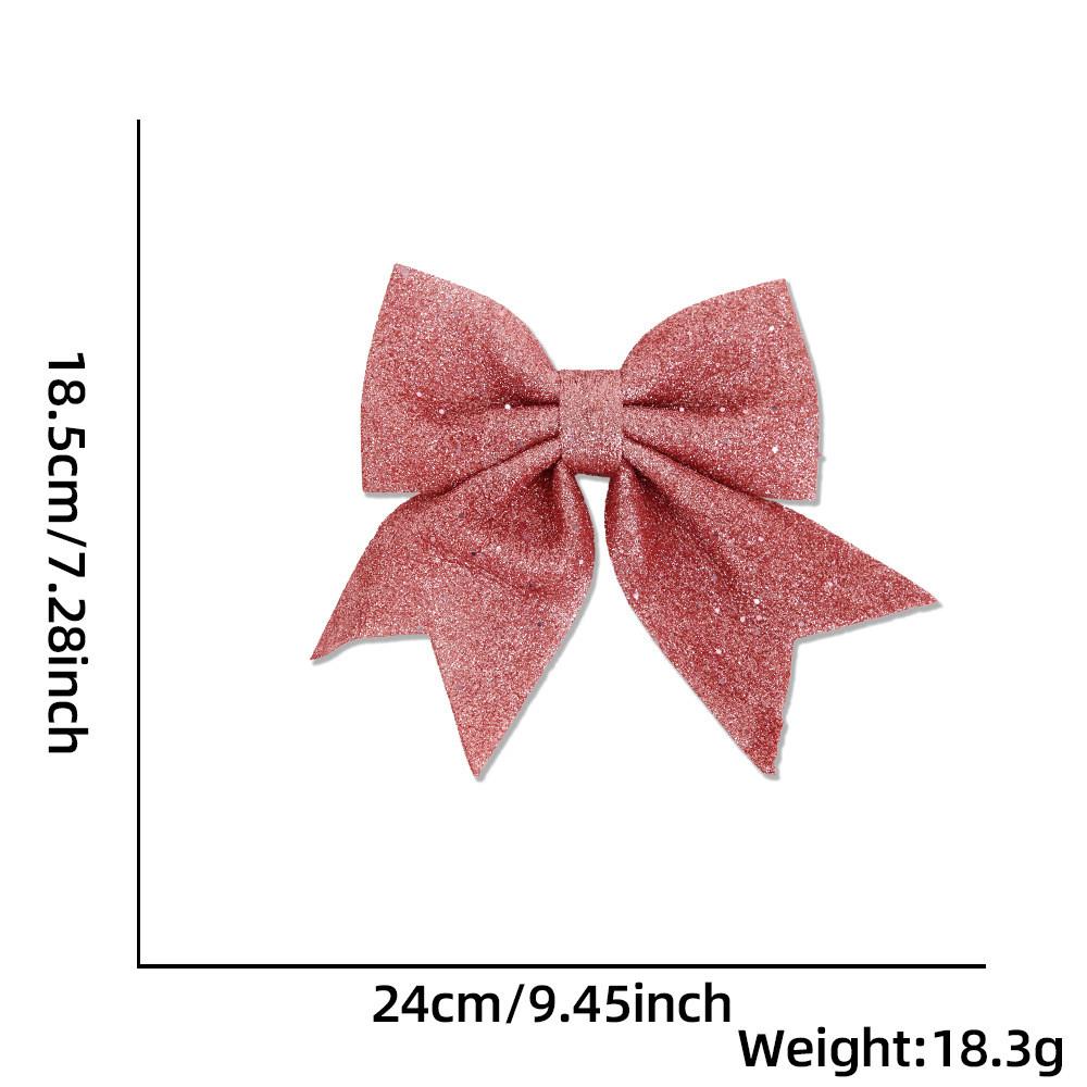 Pearl Stylish Cotton Glitter Bow Ornaments Ideal For Holiday Decor And Diy Projects Craft