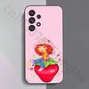 Strawberry Shortcakes Phone Case For Samsung S9,S10,S20,S10,S21,S25,S24,S23,Ultra,FE,Plus,Lite,Soft Silicone Black Cover