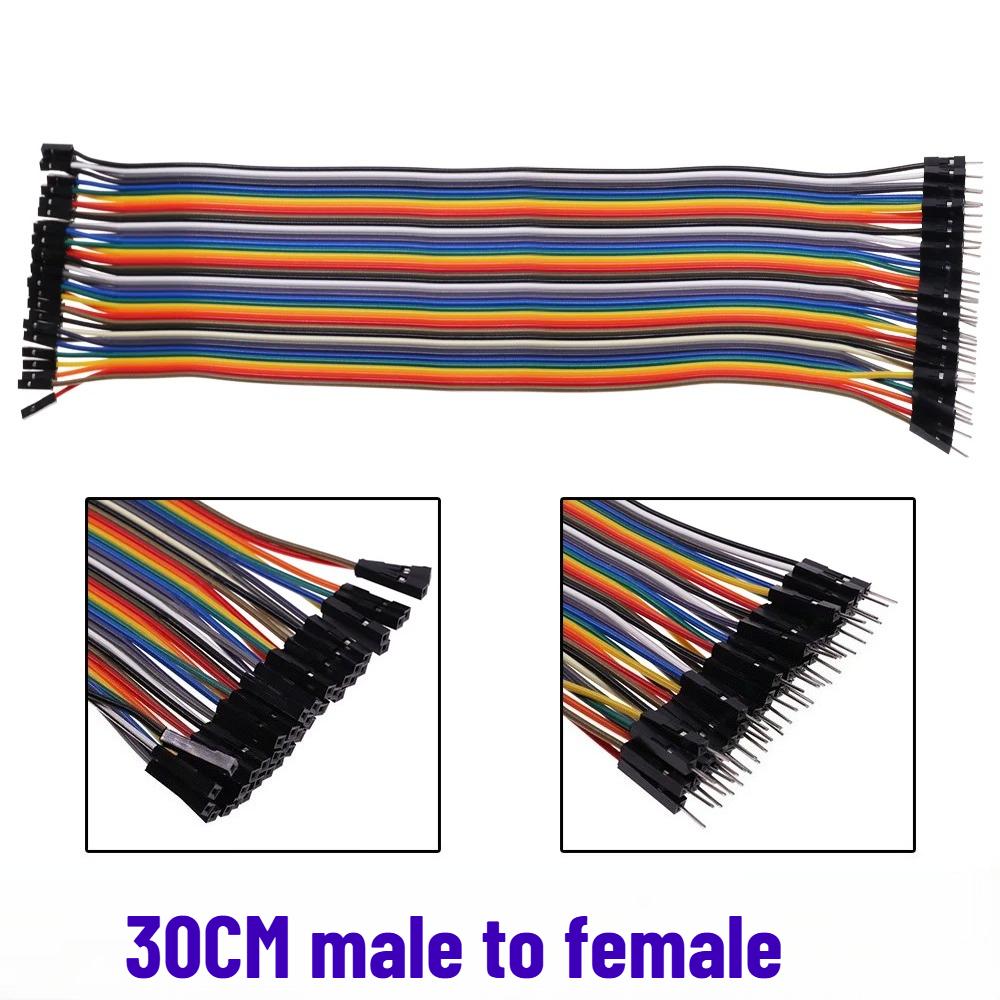 40Pin Dupont Line 10/20/30CM Male to Male , Male to Female , Female to Female Jumper Wire Dupont Cable for Arduino DIY KIT