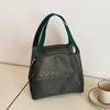Casual and Simple handbag Mesh Travel Toiletry Bag Portable Beach Bag With Zipper Outdoor Wash Bag Makeup Shower Tools Organizer