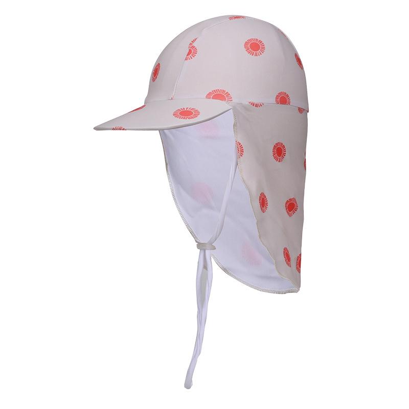 Set Costume da Bagno Yilang: Cappello da Sole Demone Giapponese, Cuffia da Nuoto, Mantellina con Protezione per il Collo, Cappello da Spiaggia