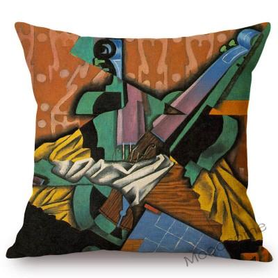 Spanish Abstract Cubism Artist Juan Gris Innovative Modern Art Home Decoration Sofa Pillow Case Cotton Linen Nordic Cushion Case