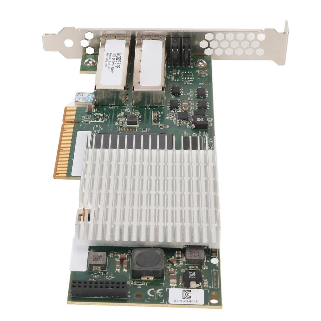 Server Adapter 10GB 2 SFP Ports PCI Express X8 Plug and Play LED Indicator PCIe Network Card for ProLiant DL360e DL360p