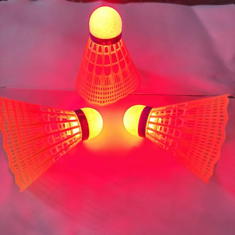 Night Glow LED Badminton Shuttlecocks (100-Pack)