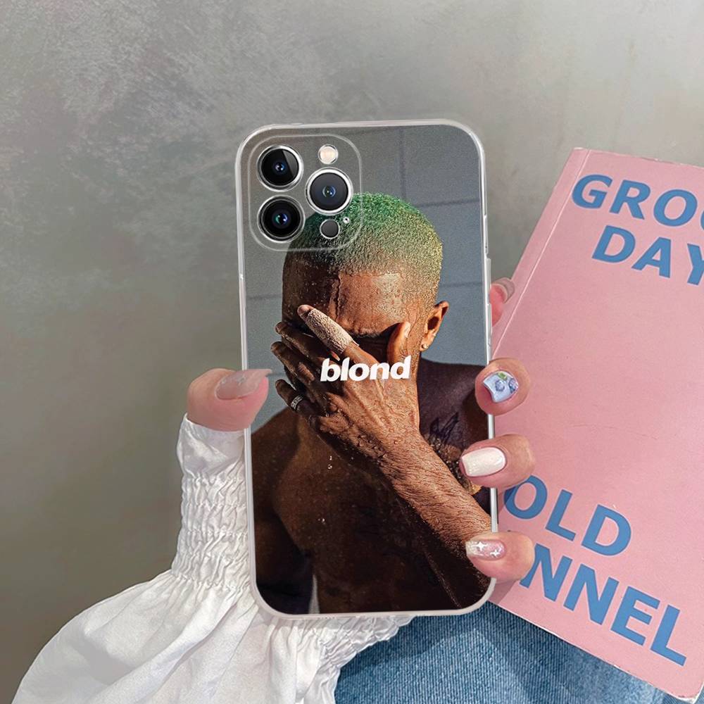 Singer Frank Blonde Oceans Hot For iPhone 17 16 15 14 13 12 11 Pro Max Plus mini Funda For Transparent Cover
