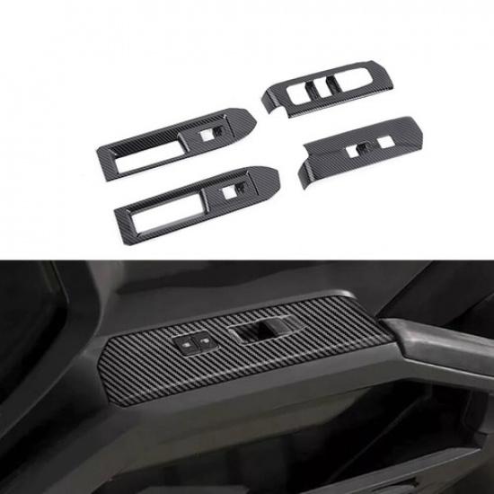 Carbon Full Trim Kit Covers For Tacoma&2025 4Runner Steering Wheel Center Consol