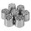 Stainless Steel Pastry Piping Nozzle Large Size Cream Nozzles Flower Squeeze Mouth  Russian Icing