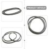 Lawn Care Accessory Sturdy Deck Belt 58x111 Inch Fits Models Including For M110313 & For Cadet Series Replacement