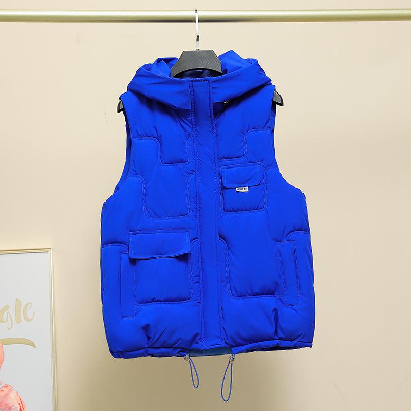 Dámská volná vesta Krátká všestranná svrchní vrstva Studentská termovesta Bunda